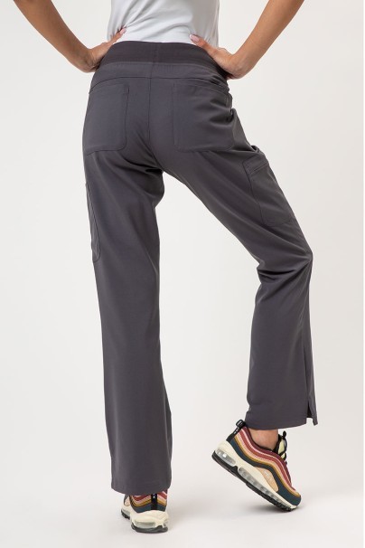 Women's Maevn Momentum Flare Leg jogger scrub trousers pewter-2