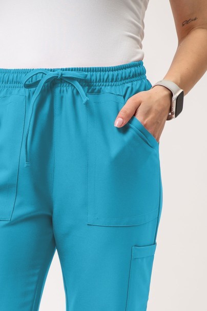 Women's Cherokee Ultra Cargo scrub trousers turquoise-2