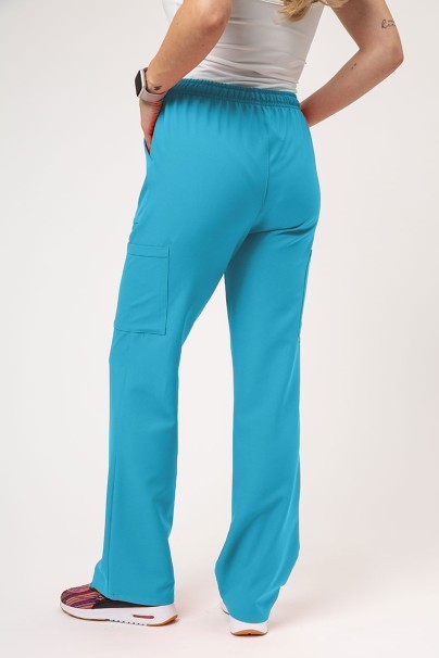 Women's Cherokee Ultra Cargo scrub trousers turquoise-1