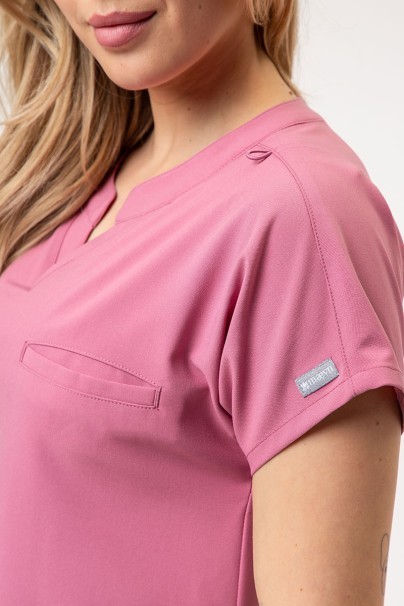 Women's Maevn Momentum scrubs set (Dolman top, Flare Leg trouser) blush pink-5
