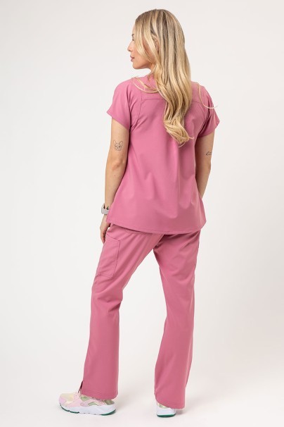Women's Maevn Momentum scrubs set (Dolman top, Flare Leg trouser) blush pink-2