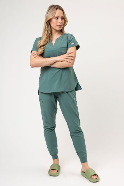 Women’s Maevn Momentum Jogger scrub trousers moss green-2