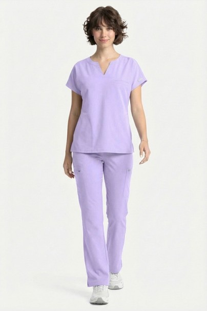 Women's Maevn Momentum scrubs set (Dolman top, Flare Leg trouser) lavender-2