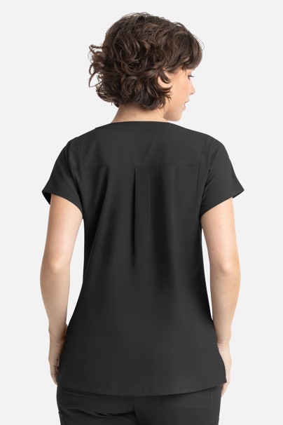 Women's Maevn Momentum Dolman scrub top black-2
