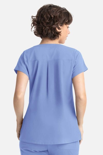 Women's Maevn Momentum Dolman scrub top ceil blue-2