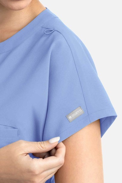 Women's Maevn Momentum Dolman scrub top ceil blue-3