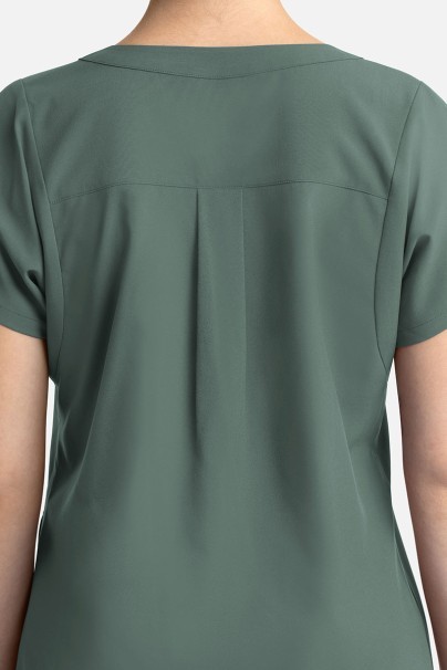 Women's Maevn Momentum Dolman scrub top moss green-5