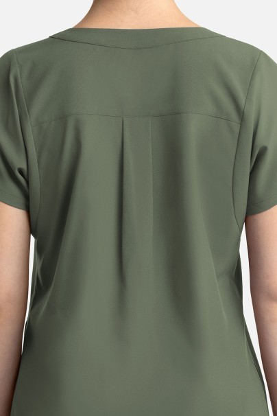 Women's Maevn Momentum Dolman scrub top olive-2