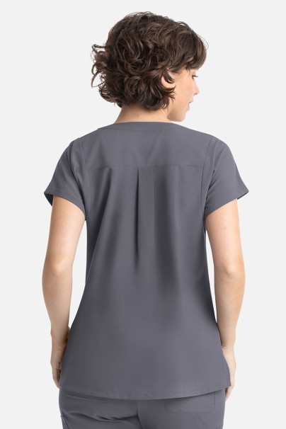 Women's Maevn Momentum Dolman scrub top pewter-2
