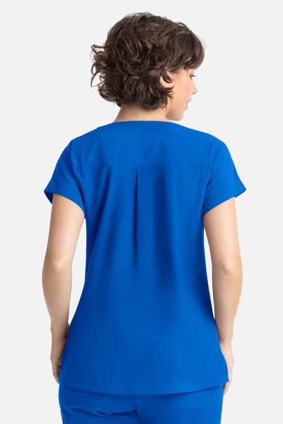 Women's Maevn Momentum Dolman scrub top royal blue-2