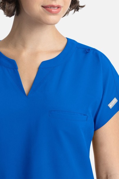 Women's Maevn Momentum Dolman scrub top royal blue-2