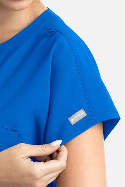 Women's Maevn Momentum Dolman scrub top royal blue-3