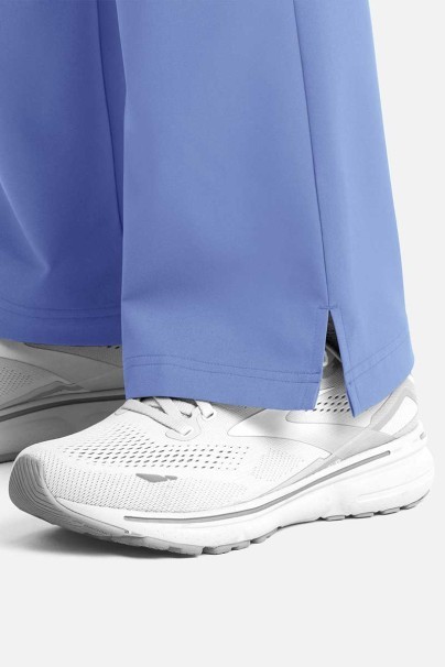 Women's Maevn Momentum Flare Leg jogger scrub trousers ceil blue-4