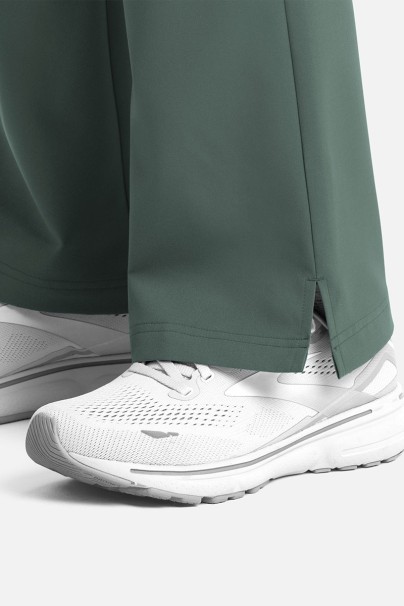 Women's Maevn Momentum Flare Leg jogger scrub trousers moss green-6
