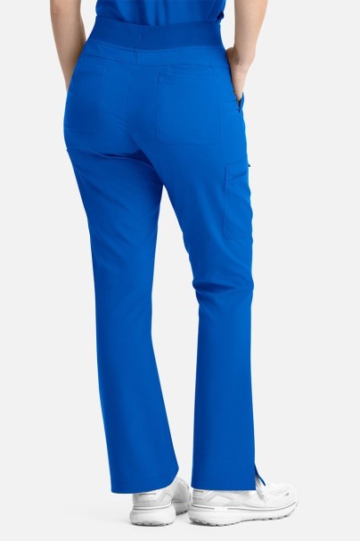 Women's Maevn Momentum Flare Leg jogger scrub trousers royal blue-2