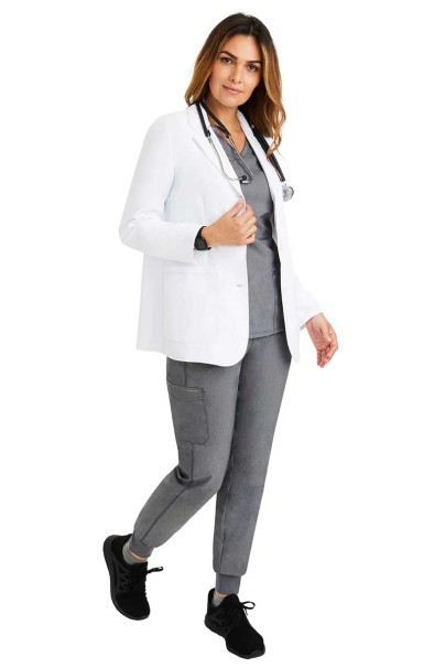 Women's Healing Hands Flo lab coat-2