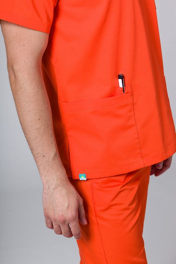 Men's Sunrise Uniforms Basic Standard scrub top orange-3