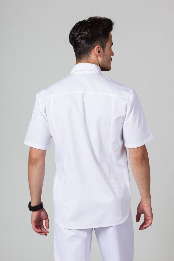 Men’s Sunrise Uniforms Classic medical shirt with collar white-2