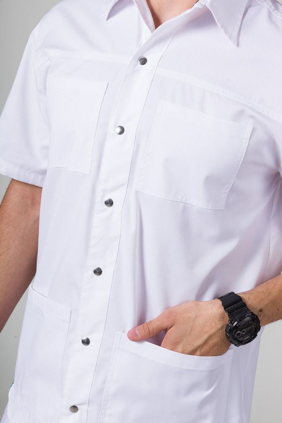 Men’s Sunrise Uniforms Classic medical shirt with collar white-2
