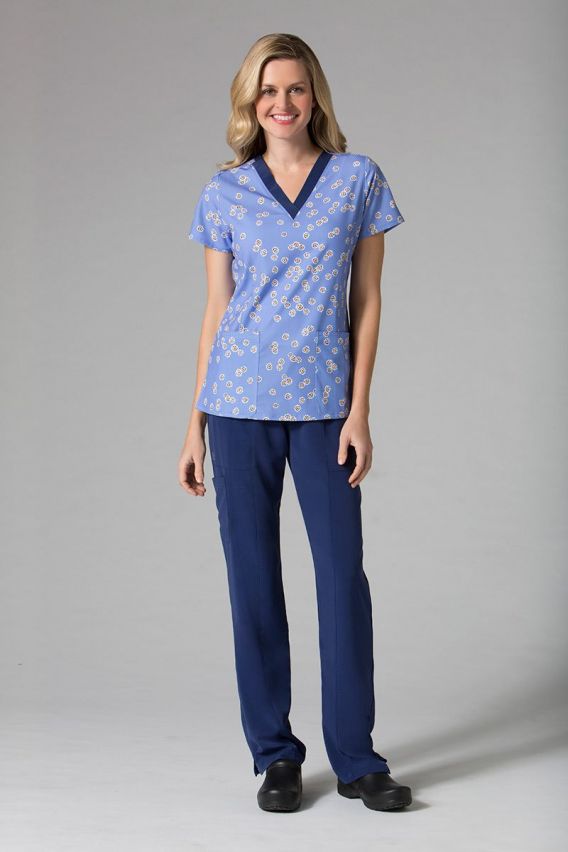 Women’s Maevn Prints scrub top Daffogill Wonder-2