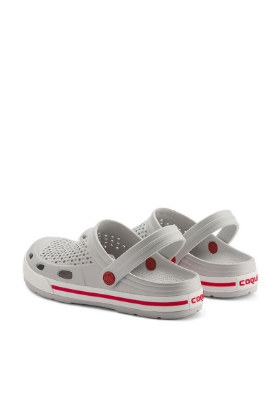 Coqui LINDO shoes grey/red-2