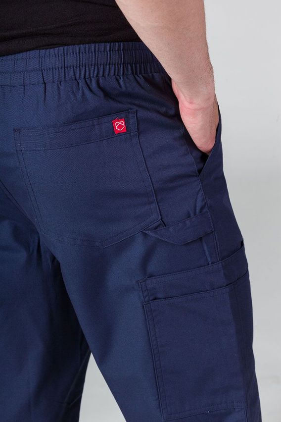Men's Maevn Red Panda Cargo (6 pocket) scrub trousers true navy-2