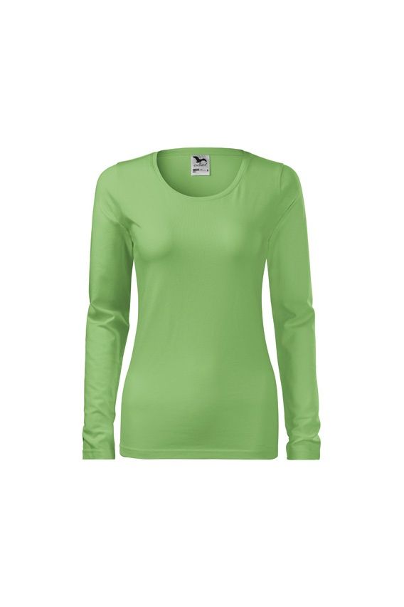 Women’s Malfini long sleeve t-shirt grass green-2