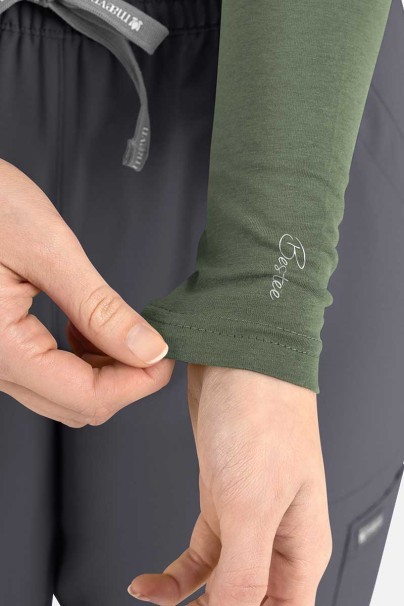 Women’s Maevn Bestee long sleeve top olive-2