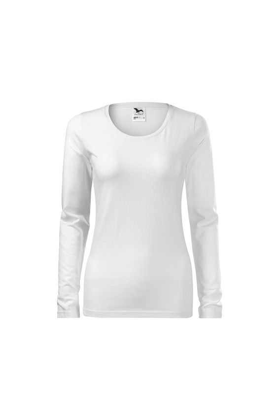 Women’s Malfini long sleeve t-shirt white-3
