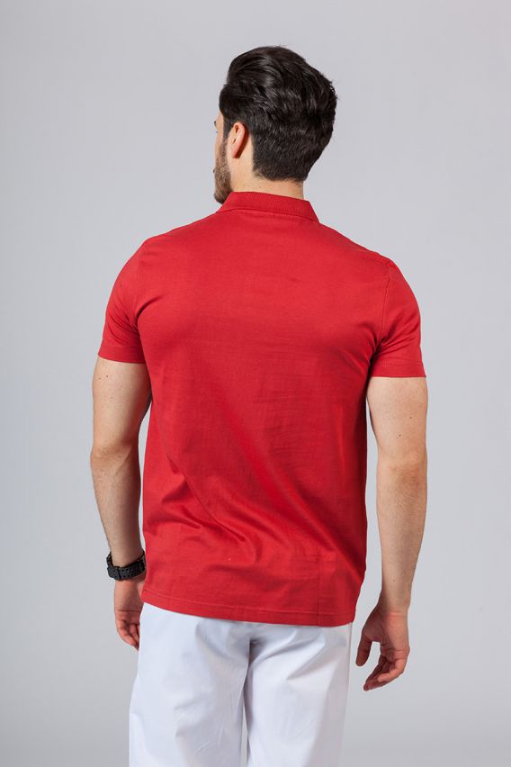 Men’s Malfini Single Jersey polo shirt red-2