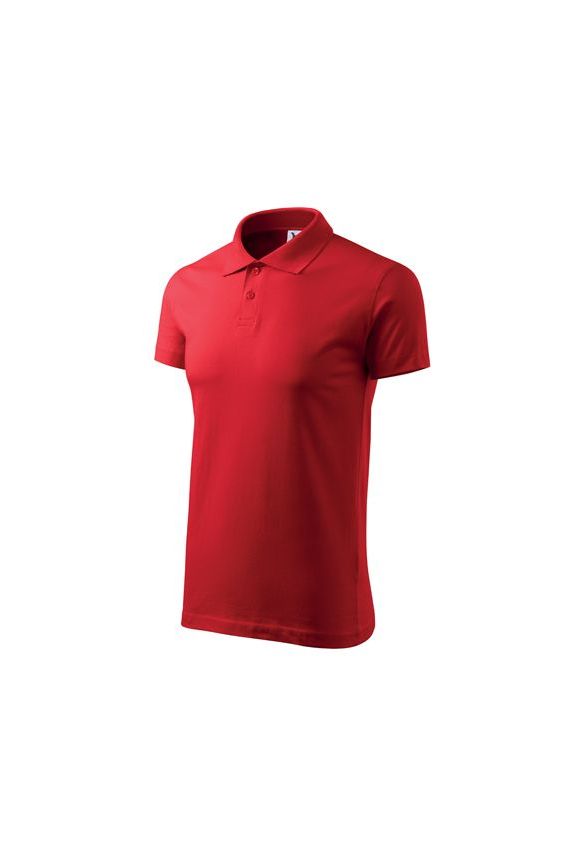 Men’s Malfini Single Jersey polo shirt red-3