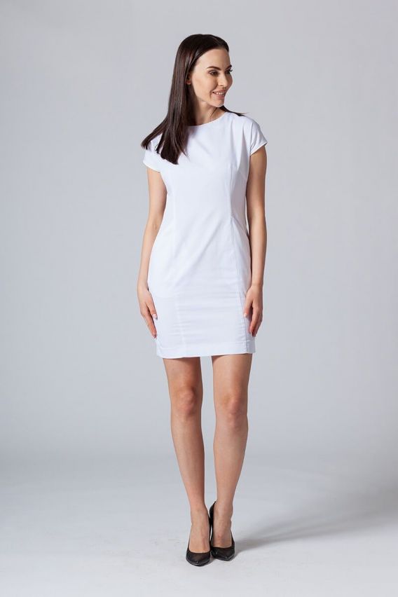 Women's Sunrise Uniforms Elite scrub dress white-2
