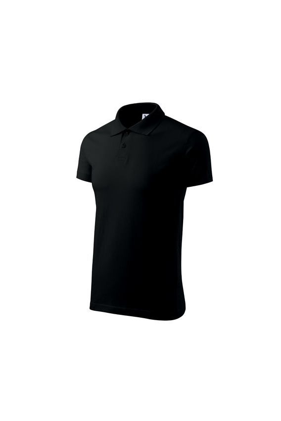 Men’s Malfini Single Jersey polo shirt black-2