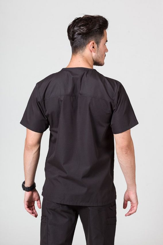 Men's Maevn Red Panda scrub top black-1