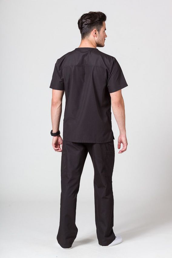 Men's Maevn Red Panda Cargo (6 pocket) scrub trousers black-5