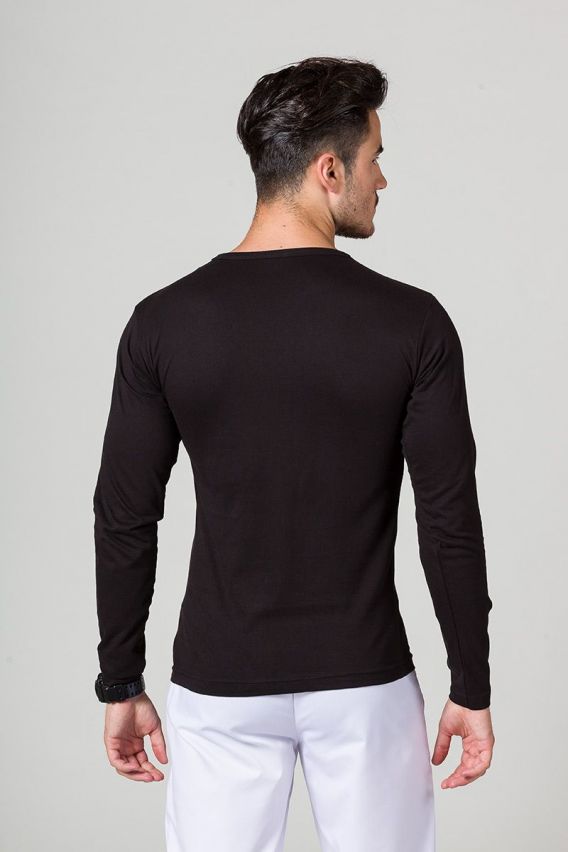 Men’s Malfini Fit long sleeve t-shirt black-2