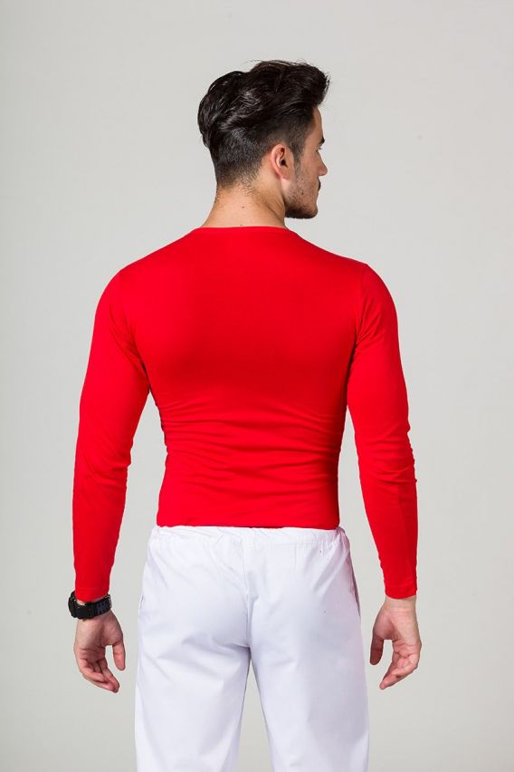 Men’s Malfini Fit long sleeve t-shirt red-2