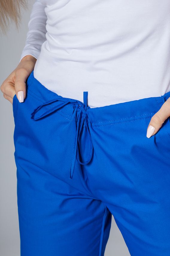 Women's Sunrise Uniforms Basic Regular scraub trousers royal blue-2