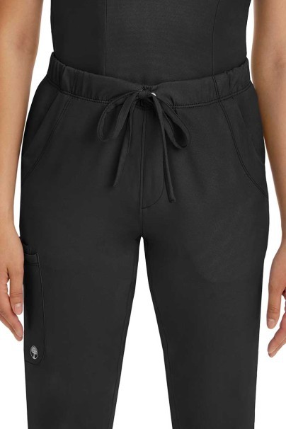 Women's Healing Hands Rebecca Flare scrub trousers black-6