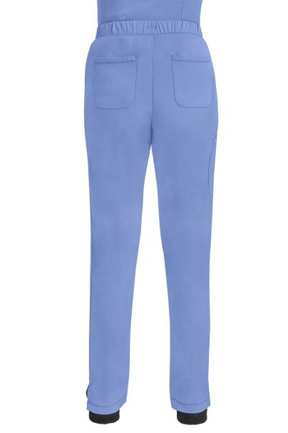 Women's Healing Hands Rebecca Flare scrub trousers ceil blue-4