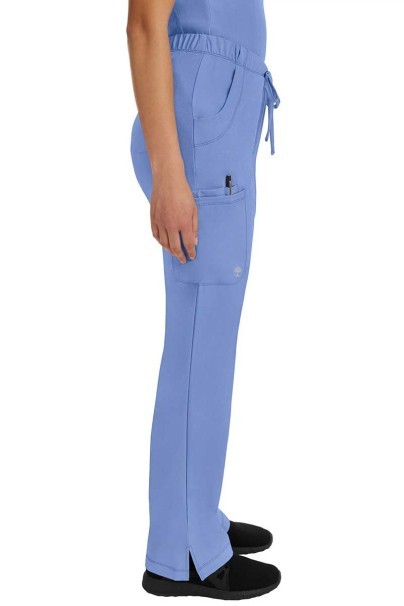 Women's Healing Hands Rebecca Flare scrub trousers ceil blue-2