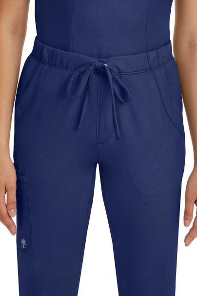 Women's Healing Hands Rebecca Flare scrub trousers navy-6