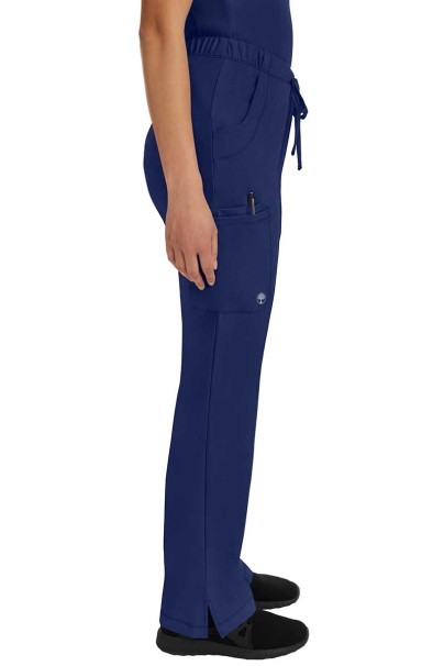 Women's Healing Hands Rebecca Flare scrub trousers navy-5