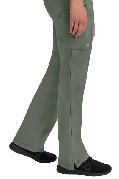 Women's Healing Hands Rebecca Flare scrub trousers olive-5