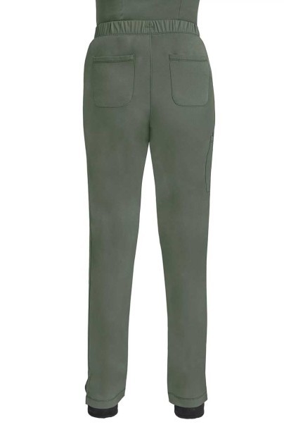 Women's Healing Hands Rebecca Flare scrub trousers olive-2