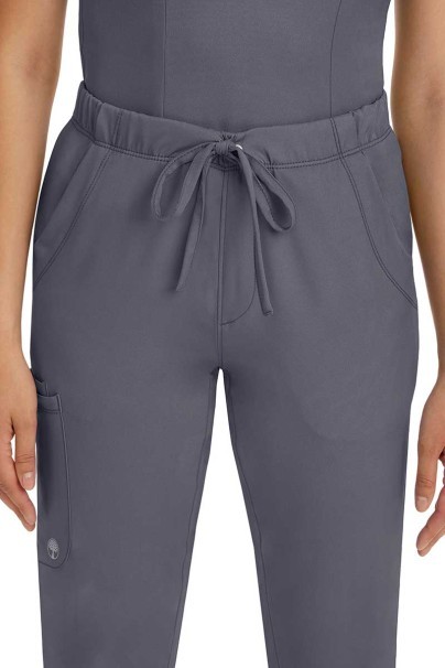 Women's Healing Hands Rebecca Flare scrub trousers pewter-6