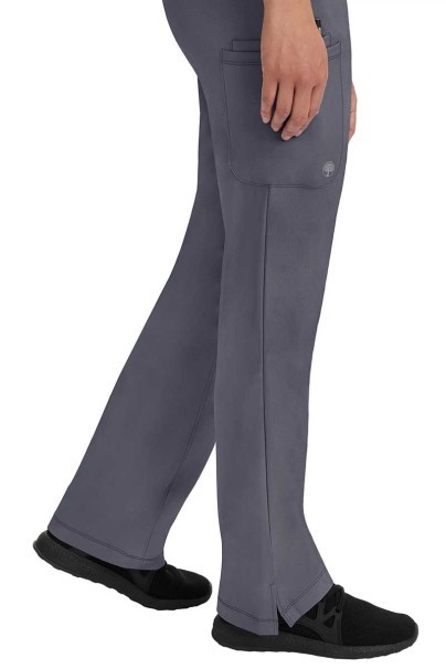 Women's Healing Hands Rebecca Flare scrub trousers pewter-1