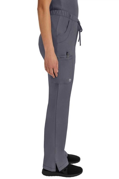 Women's Healing Hands Rebecca Flare scrub trousers pewter-5