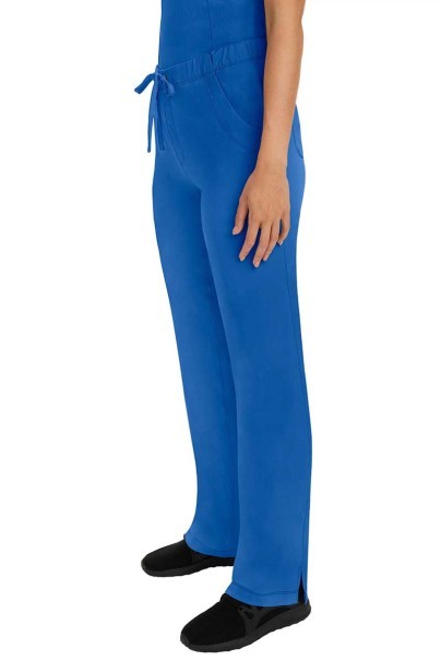 Women's Healing Hands Rebecca Flare scrub trousers royal blue-3