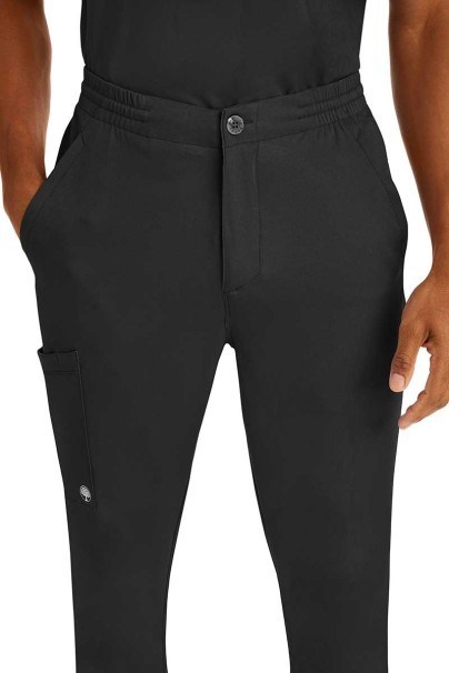 Men's Healing Hands Ryan Zip Fly scrub trousers black-6